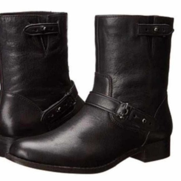 Coach "Amy" Boot Black Size 6.5 - Picture 2 of 8
